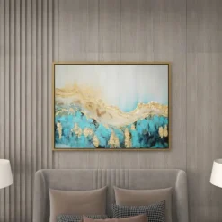 Gold Geode Slice Framed Canvas Art Print-Kirkland's Home Best