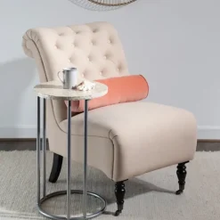 Gold Geometric Mosaic Capiz And Metal C-Table-Kirkland's Home Online