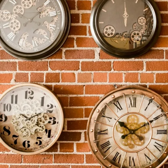 Gold Gilded Frame Round Wall Clock-Kirkland's Home Outlet