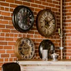 Gold Gilded Frame Round Wall Clock-Kirkland's Home Outlet