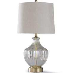 Gold Glass Traditional Table Lamp-Kirkland's Home Store