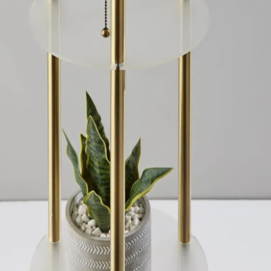 Gold Globe 3-Light Shelf Floor Lamp-Kirkland's Home Shop