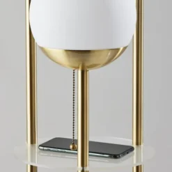 Gold Globe 3-Light Shelf Floor Lamp-Kirkland's Home Shop
