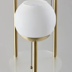Gold Globe 3-Light Shelf Floor Lamp-Kirkland's Home Shop