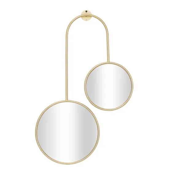 Gold Ingrid Metal Modern Wall Mirror-Kirkland's Home Flash Sale