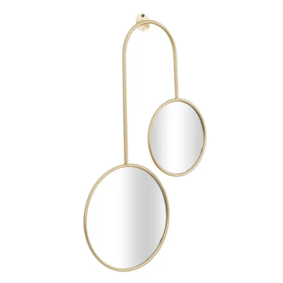 Gold Ingrid Metal Modern Wall Mirror-Kirkland's Home Flash Sale
