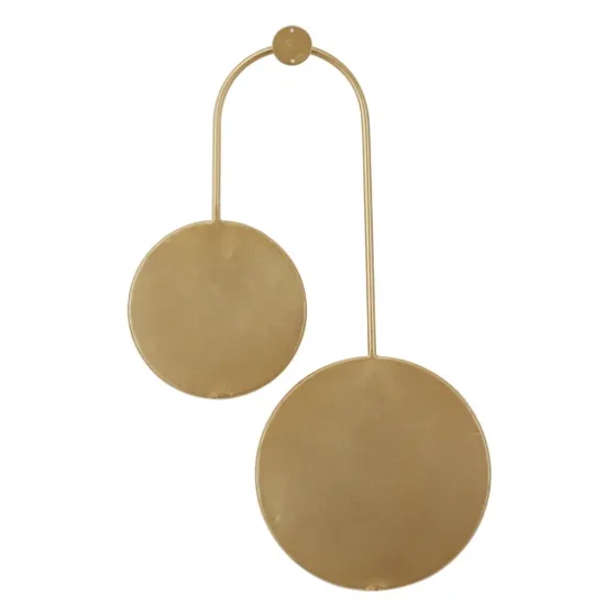 Gold Ingrid Metal Modern Wall Mirror-Kirkland's Home Flash Sale