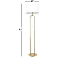 Gold Iron Arch Base Floor Lamp-Kirkland's Home Sale