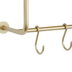Gold Iron Frame Wall Shelf With Hooks-Kirkland's Home Shop