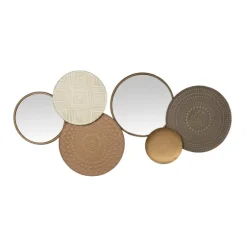 Gold Layered Plates With Mirrors Wall Plaque-Kirkland's Home Hot