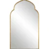 Gold Leaf Arched Frame Wall Mirror-Kirkland's Home Discount