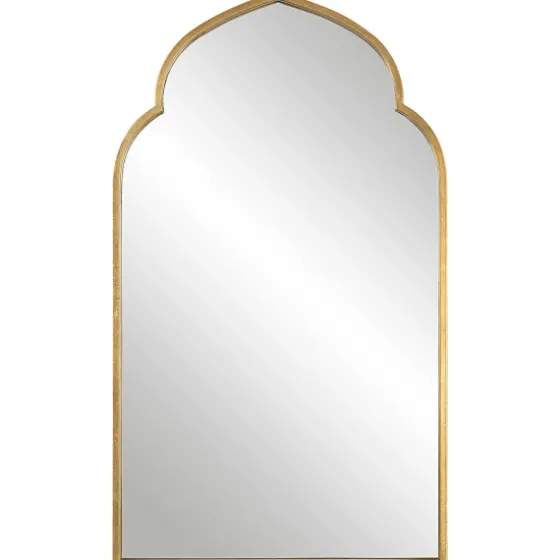 Gold Leaf Arched Frame Wall Mirror-Kirkland's Home Discount