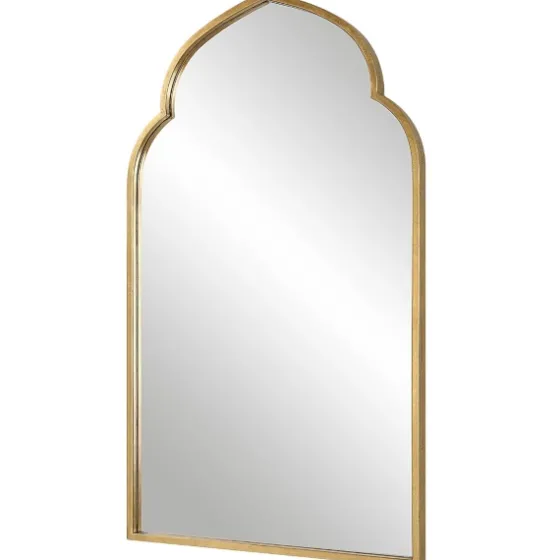 Gold Leaf Arched Frame Wall Mirror-Kirkland's Home Discount