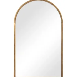 Gold Leaf Thin Arch Frame Mirror-Kirkland's Home Online