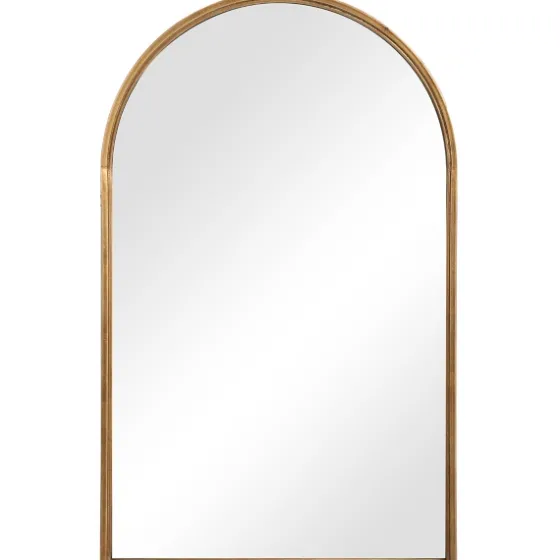Gold Leaf Thin Arch Frame Mirror-Kirkland's Home Online