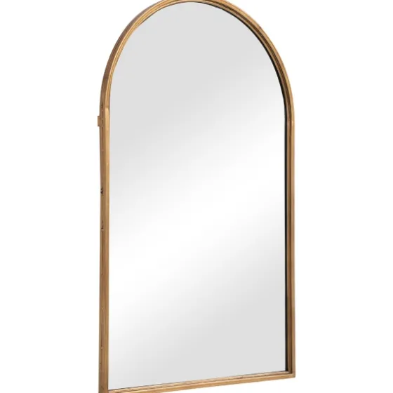 Gold Leaf Thin Arch Frame Mirror-Kirkland's Home Online