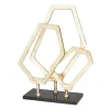 Gold Marble Layered Geometric Loops Statue-Kirkland's Home Flash Sale
