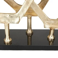 Gold Marble Layered Geometric Loops Statue-Kirkland's Home Flash Sale