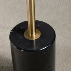 Gold Metal And Black Marble Base Floor Lamp-Kirkland's Home Hot