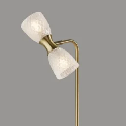 Gold Metal And Dual Glass Shade Table Lamp-Kirkland's Home Sale