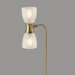Gold Metal And Dual Glass Shade Table Lamp-Kirkland's Home Sale