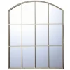 Gold Metal Arch Frame Pane Overlay Wall Mirror-Kirkland's Home Best Sale