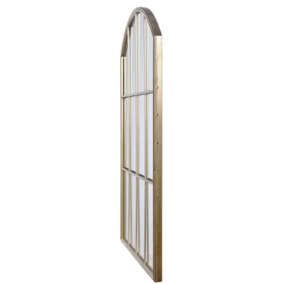 Gold Metal Arch Frame Pane Overlay Wall Mirror-Kirkland's Home Best Sale