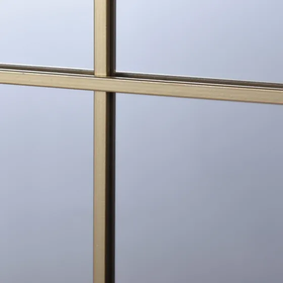 Gold Metal Arch Frame Pane Overlay Wall Mirror-Kirkland's Home Best Sale