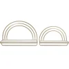 Gold Metal Arched Frame Wall Shelves, Set Of 2-Kirkland's Home Cheap
