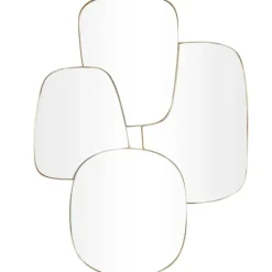 Gold Metal Caspian Wall Mirror-Kirkland's Home Clearance