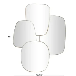 Gold Metal Caspian Wall Mirror-Kirkland's Home Clearance