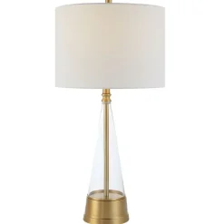 Gold Metal Cone Base Table Lamp-Kirkland's Home Sale