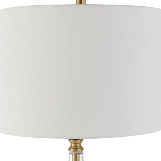 Gold Metal Cone Base Table Lamp-Kirkland's Home Sale