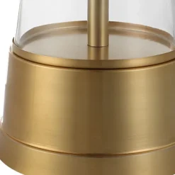 Gold Metal Cone Base Table Lamp-Kirkland's Home Sale