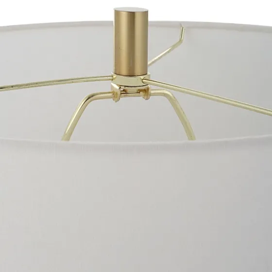 Gold Metal Cone Base Table Lamp-Kirkland's Home Sale
