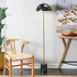 Gold Metal Dome Shade Floor Lamp-Kirkland's Home Store