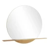 Gold Metal Emery Mirror With Shelf-Kirkland's Home Store