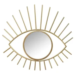 Gold Metal Eye Wall Mirror-Kirkland's Home Outlet