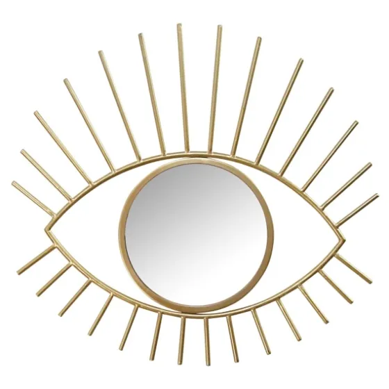 Gold Metal Eye Wall Mirror-Kirkland's Home Outlet