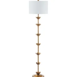 Gold Metal Floral Petals Floor Lamp-Kirkland's Home Shop