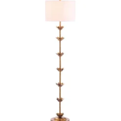 Gold Metal Floral Petals Floor Lamp-Kirkland's Home Shop
