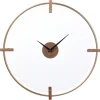 Gold Metal Frame Glass Face Wall Clock-Kirkland's Home Cheap
