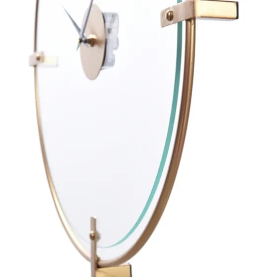 Gold Metal Frame Glass Face Wall Clock-Kirkland's Home Cheap