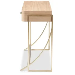 Gold Metal Frame Two-Drawer Console Table-Kirkland's Home Online
