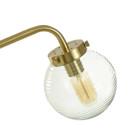 Gold Metal Glass Task Shade Table Lamp-Kirkland's Home Shop
