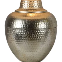 Gold Metal Hammered Cream Shade Table Lamp-Kirkland's Home Hot