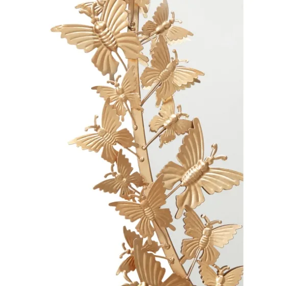 Gold Metal Layered Butterflies Framed Mirror-Kirkland's Home Cheap