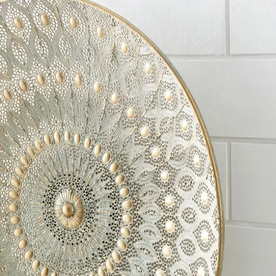 Gold Metal Medallion Wall Sculpture-Kirkland's Home Hot