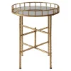 Gold Metal Mirrored Tray Accent Table-Kirkland's Home Flash Sale