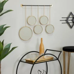 Gold Metal Ophelia Hanging Wall Mirror-Kirkland's Home Hot
